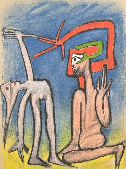 Roberto Matta (1911-2002) - Litografía numerada y firmada a, Antiek en Kunst, Antiek | Overige Antiek