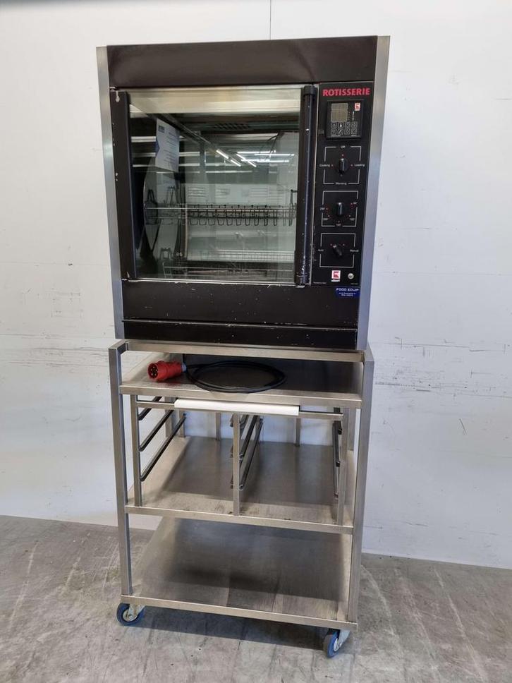 RVS Ubert RT-303 Kippengrill Grill 3 mandjes 400V Horeca, Zakelijke goederen, Horeca | Keukenapparatuur, Ophalen of Verzenden