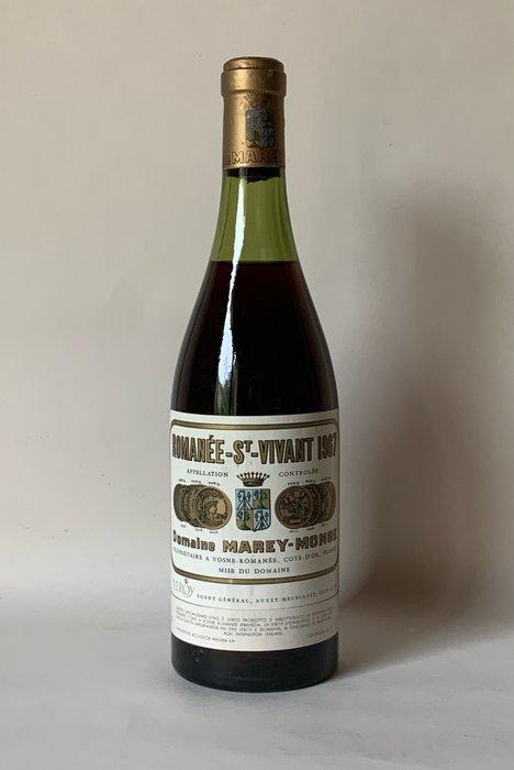 1967 Domaine Marey Monge - Romanée-Saint-Vivant Grand Cru -, Verzamelen, Wijnen