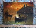 Guido Vuotto (1964) - Pozzuoli al tramonto (Napoli), Antiek en Kunst, Kunst | Schilderijen | Klassiek