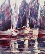 Janusz Kik (1956) - Course de Voiliers, Antiek en Kunst, Kunst | Schilderijen | Modern