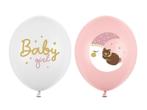 Balloons 30 cm, Baby girl, mix (1 pkt / 50 pc.), Verzenden