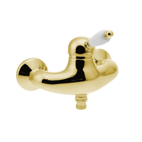 Opbouw Douchekraan Sapho Kirké Mengkraan Retro Wit 1-hendel, Doe-het-zelf en Bouw, Sanitair, Kraan, Nieuw, Ophalen of Verzenden