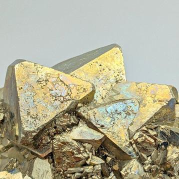 PIRITE DORÉE TRIGLIFCA, Cristaux Ottaédriques, PÉROU