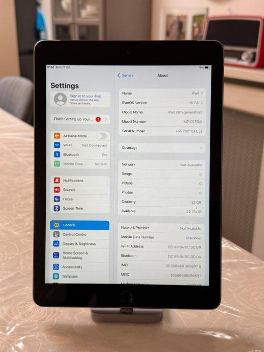 Apple iPad (5th generation) WiFi+ Cellular 32gb - Mobiele, Games en Spelcomputers, Spelcomputers | Overige Accessoires