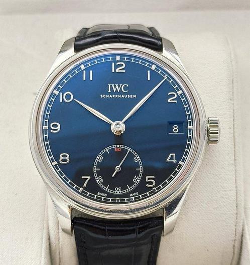IWC - Portugieser Hand-Wound 8 Days “Black” - IW510202 -, Handtassen en Accessoires, Horloges | Antiek