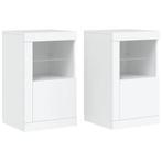 2x Bijzetkastjes LED | Retour Deal | Snel Weg!, Huis en Inrichting, Kasten | Vitrinekasten, Met plank(en), Trendy, Modern, Verzenden