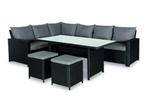 Veiling - Bordano Loungeset (Inclusief alle zit en rugkussen, Tuin en Terras, Tuinsets en Loungesets, Nieuw