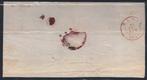 Belgique 1849 - Brief avec quelques-uns de OBP 1 de, Postzegels en Munten, Gestempeld