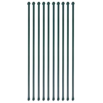 vidaXL Tuinpalen 1 m metaal groen 10 st, Tuin en Terras, Verzenden, Nieuw