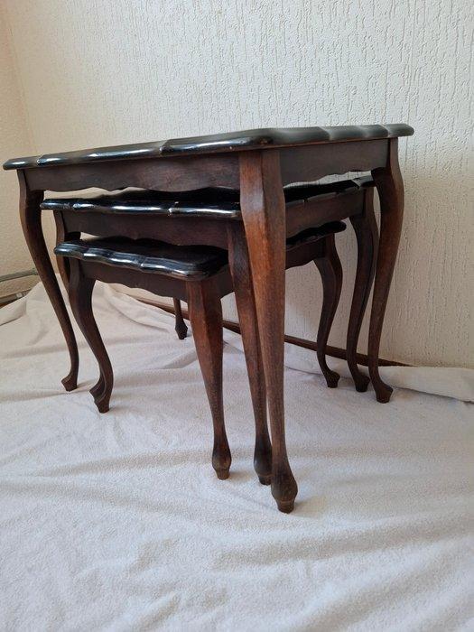 Bijzettafel (3) - Hout - cabriole poten, Antiek en Kunst, Curiosa en Brocante