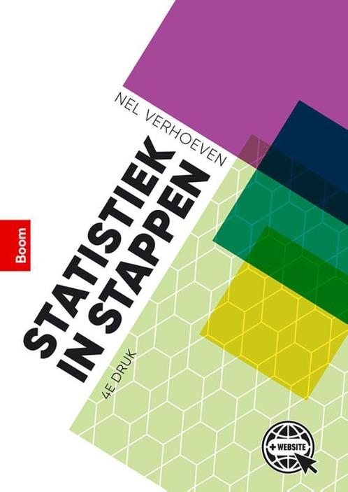 Statistiek in stappen 9789024442621 Nel Verhoeven, Boeken, Politiek en Maatschappij, Zo goed als nieuw, Verzenden