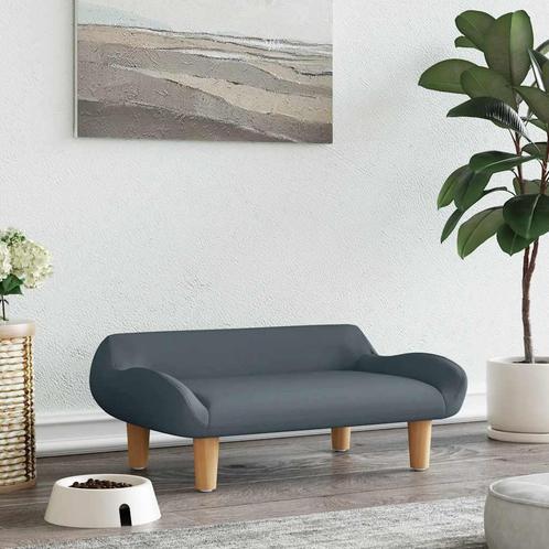 vidaXL Hondenmand 70x40x24 cm stof donkergrijs, Dieren en Toebehoren, Honden-accessoires, Nieuw, Verzenden
