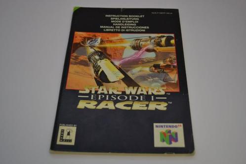 Star Wars - Episode I Racer (N64 NEU6 MANUAL), Consoles de jeu & Jeux vidéo, Consoles de jeu | Nintendo Consoles | Accessoires