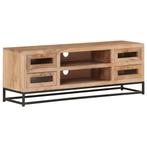 vidaXL Tv-meubel 110x30x40 cm massief acaciahout, Verzenden, Nieuw