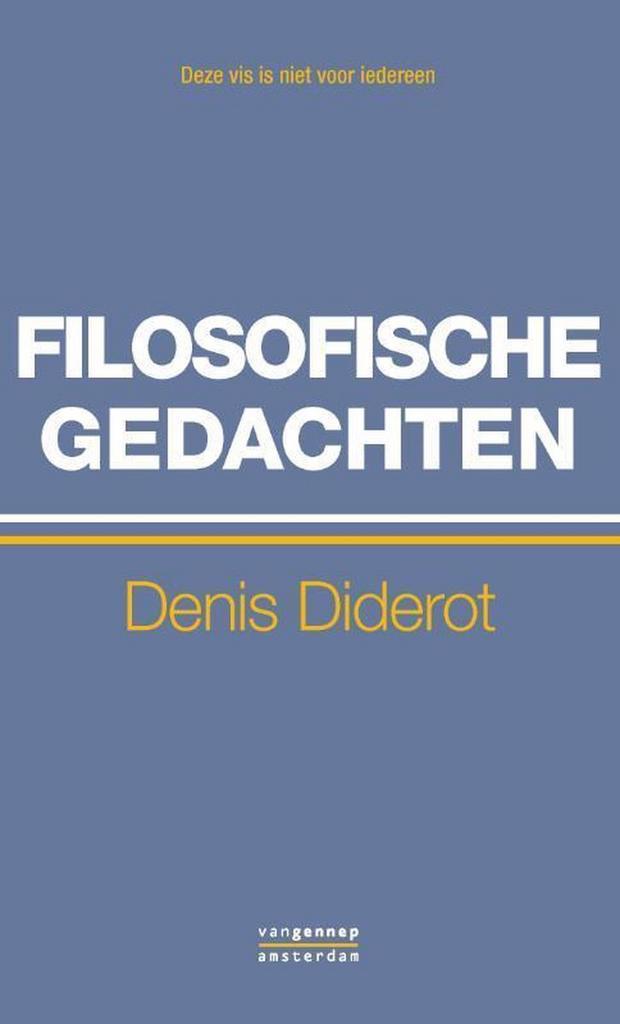 Filosofische gedachten 9789461641489 Denis Diderot, Boeken, Politiek en Maatschappij, Zo goed als nieuw, Verzenden