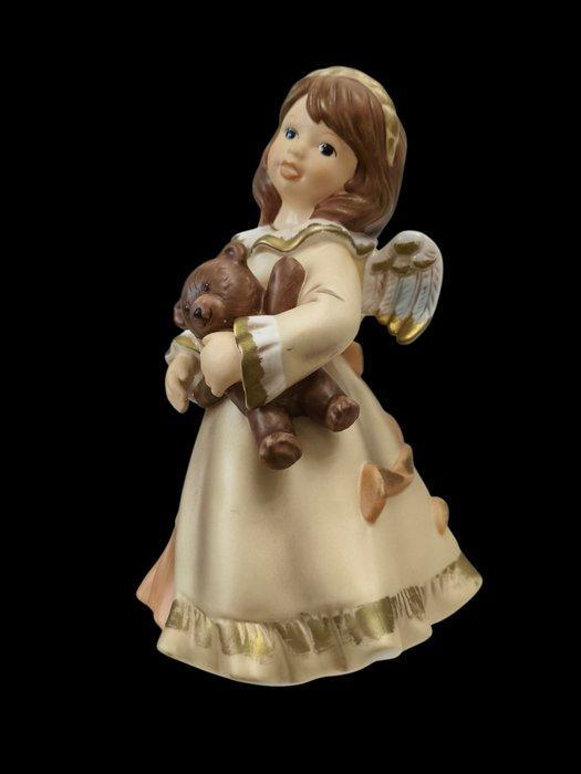 Goebel - Beeldje - Angel with Teddy Bear - 22 cm - Porselein, Antiek en Kunst, Curiosa en Brocante