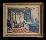 Piet Volckaert (1902-1973) - La chambre, Antiek en Kunst