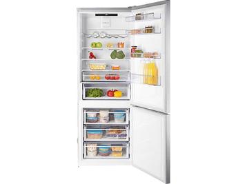 Beko -  Koelkast Met Diepvries E (rcne560e40zxbn) - Zilver, Verzenden, Met aparte vriezer