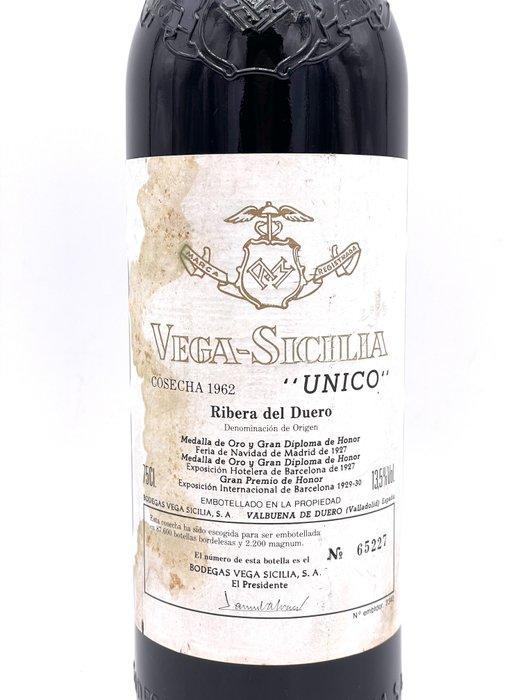1962 Vega Sicilia Unico - Ribera del Duero Gran Reserva - 1, Verzamelen, Wijnen