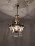 Lampe à suspendre - Cristal - Roselline céramique, Antiquités & Art