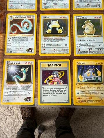 Pokémon - 9 Card - Chinchou, Clefable, Clefairy, Kangaskhan,