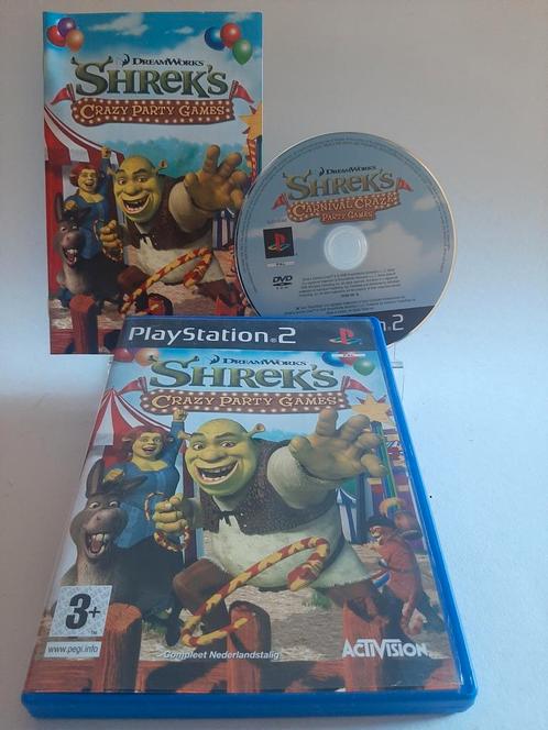 Shreks Crazy Party Games Playstation 2, Consoles de jeu & Jeux vidéo, Jeux | Sony PlayStation 2, Enlèvement ou Envoi
