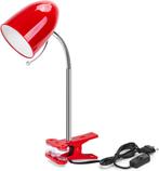 Tafellamp - Bureaulamp - Leeslamp - Rood - Aigostar, Huis en Inrichting, Lampen | Tafellampen, Verzenden, Nieuw