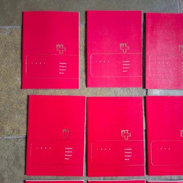 Zwitserland 1984/2008 - Verzameling jaarboeken (1984/95, beschikbaar voor biedingen