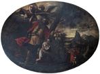 Scuola italiana (XVII) - Il sacrificio di Isacco, Antiek en Kunst, Kunst | Schilderijen | Klassiek