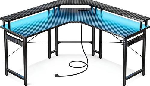 Lugia Hoekbureau - Gaming Bureau - L-Vormig 130cm x 78cm x, Computers en Software, Monitoren, Zo goed als nieuw, Verzenden