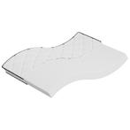 vidaXL Schuimmatras middelzacht 140x190 cm, Huis en Inrichting, Slaapkamer | Matrassen en Bedbodems, Verzenden, Nieuw