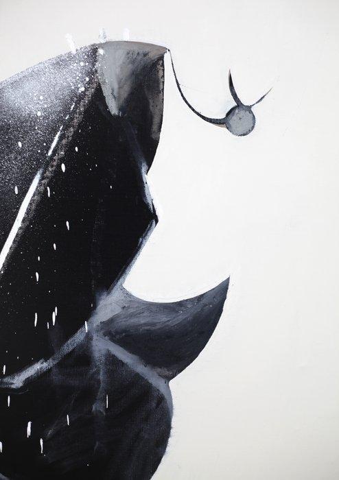 Onie Jackson - Grand taureau (XXL), Antiek en Kunst, Kunst | Schilderijen | Modern