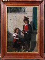 Evariste de Valernes ( 1816-1896) - Bambini che contano i