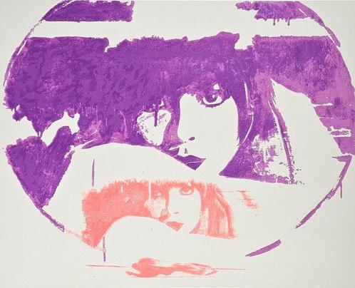 Giosetta Fioroni (1932) - Doppio Liberty Light Purple, Antiek en Kunst, Antiek | Overige Antiek