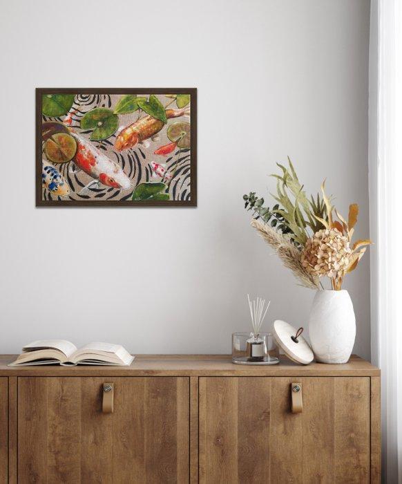 Valeria Pesce - Pond Stories, Antiquités & Art, Art | Peinture | Moderne