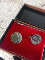 Zilver - Manchetknopen - Portret van Nefertiti