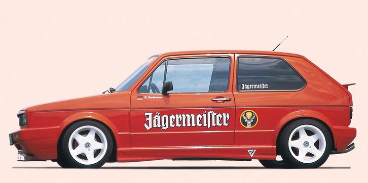 Rieger side skirt zonder spatbord uitsparing | Golf 1 - Cabr, Auto-onderdelen, Carrosserie, Nieuw, Volkswagen, Verzenden