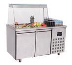 Saladette 2 Deuren 3X 1/1 Gn Pan, Zakelijke goederen, Horeca | Keukenapparatuur, Verzenden, Nieuw in verpakking, Koelen en Vriezen