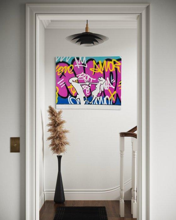 AIIROH - La Linea - Happy couple, Antiek en Kunst, Kunst | Designobjecten