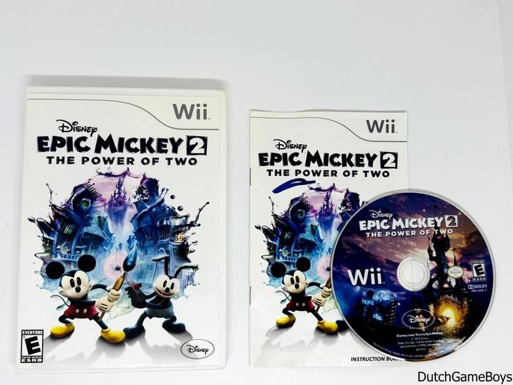 Nintendo Wii - Epic Mickey 2 - The Power Of Two - USA, Games en Spelcomputers, Games | Nintendo Wii U, Gebruikt, Verzenden