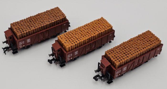 Roco N - 25059 - Modeltrein goederenwagon (3) - Set van drie, Hobby en Vrije tijd, Modeltreinen | N-Spoor