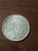 France. 1 Franc 1908/1919 Semeuse (lot de 5 monnaies) (Sans