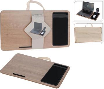 Tweedekans | laptop kussen hout effect beschikbaar voor biedingen