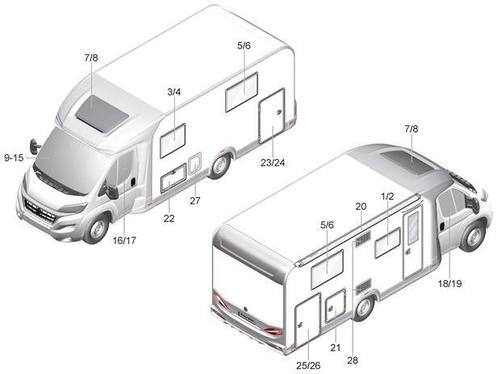 ② Knaus motorhome onderdelen & parts uit voorraad leverbaar! Camping-car Accessoires — 2ememain