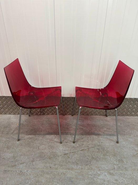 Stoel (2) - Vintage Softline Allkit Slim Stoel - Italiaans, Antiek en Kunst, Curiosa en Brocante