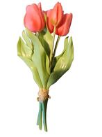 Tulpen Real Touch Cerise Luxe Siliconen Latex Bundel 5 stuks