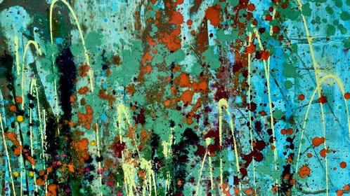 Jane Grieco - Caminho do Jardim - Tableau, unique, format, Antiek en Kunst, Kunst | Schilderijen | Modern