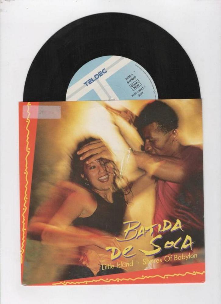 Batida De Soca – Little Island / Shores Of Babylon (1-7-Vin, CD & DVD, Vinyles Singles, Enlèvement ou Envoi