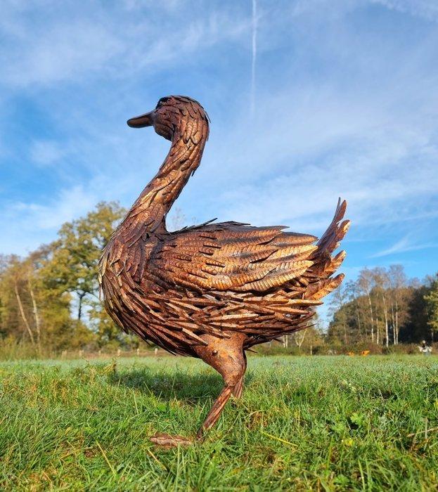 Figuur - Levensechte vogel - IJzer, Metaal, Antiek en Kunst, Kunst | Designobjecten